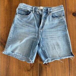 Denim Forum High-Rise Jean Shorts